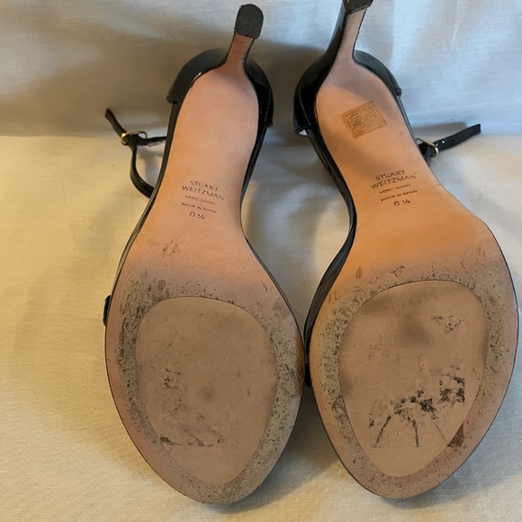Stuart Weitzman Nudist Disco Platform Heels Size 8.5 - Picture 7 of 8
